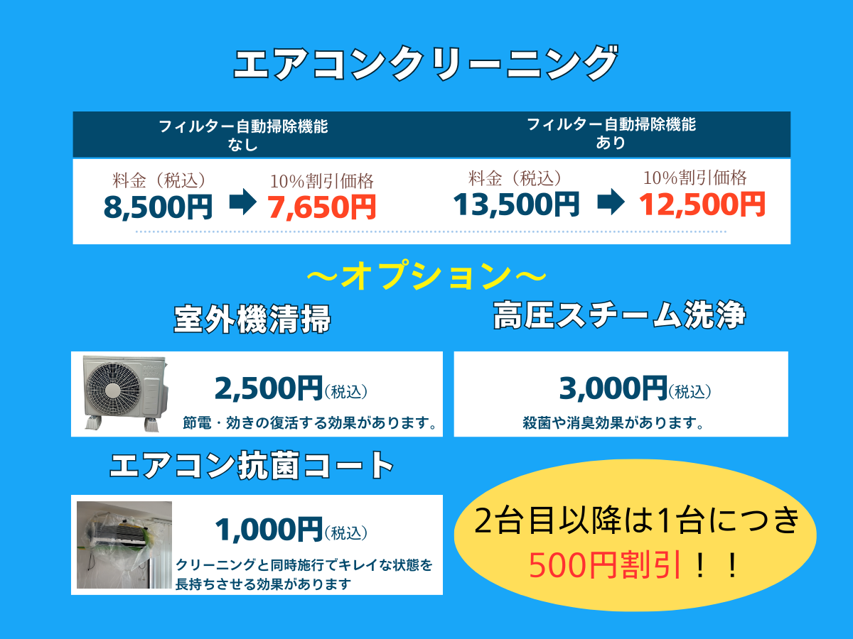 エアコンクリーニングの画像